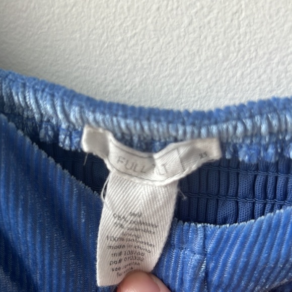 Women’s Blue corset crop top XS - Picture 4 of 5